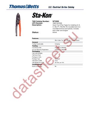 WT2000 datasheet  